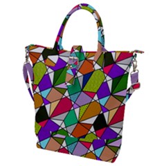 Power Pattern 821-1a Buckle Top Tote Bag by PatternFactory