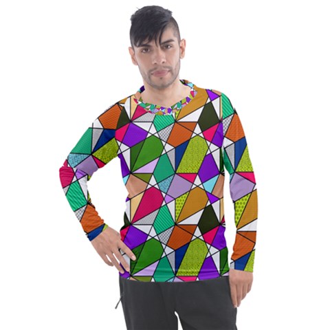 Power Pattern 821-1a Men s Pique Long Sleeve Tee by PatternFactory