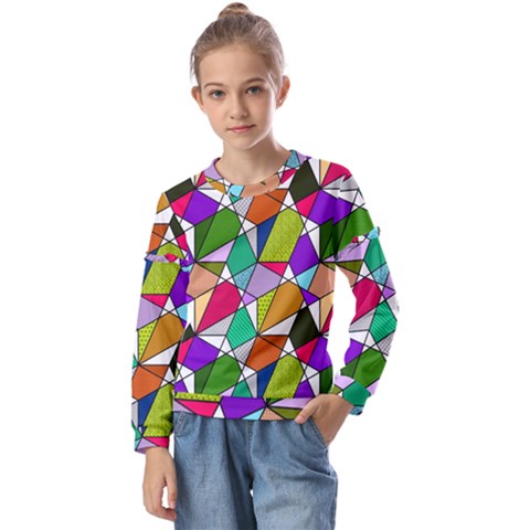 Power Pattern 821-1a Kids  Long Sleeve Tee With Frill  by PatternFactory