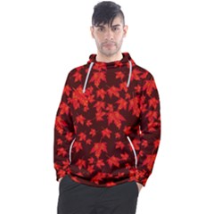 Red Oak And Maple Leaves Men s Pullover Hoodie by Daria3107