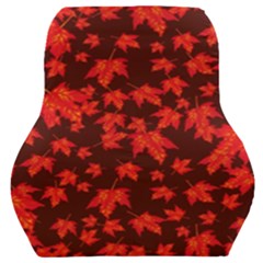 Red Oak And Maple Leaves Car Seat Back Cushion  by Daria3107