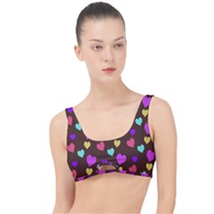 Colorfull Hearts On Choclate The Little Details Bikini Top by Daria3107