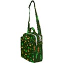 Turtle And Palm On Green Pattern Crossbody Day Bag View1