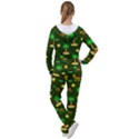 Turtle And Palm On Green Pattern Women s Tracksuit View2