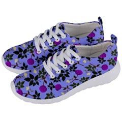 Purple Flower On Lilac Men s Lightweight Sports Shoes