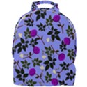 Purple Flower On Lilac Mini Full Print Backpack View1