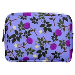 Purple Flower On Lilac Make Up Pouch (medium) by Daria3107