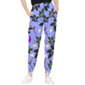 Purple Flower On Lilac Tapered Pants View1