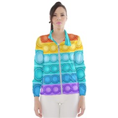 Pop It Pattern Women s Windbreaker by Daria3107