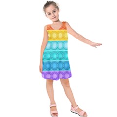 Pop It Pattern Kids  Sleeveless Dress by Daria3107