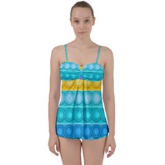 Pop It Pattern Babydoll Tankini Set by Daria3107