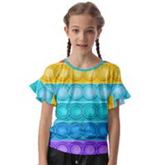 Pop It Pattern Kids  Cut Out Flutter Sleeves by Daria3107