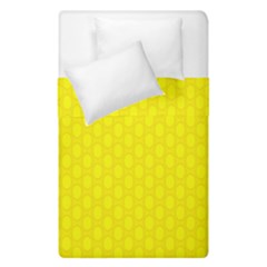 Soft Pattern Yellow Duvet Cover Double Side (single Size) by PatternFactory