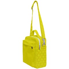 Soft Pattern Yellow Crossbody Day Bag by PatternFactory