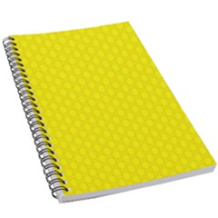 Soft Pattern Yellow 5 5  X 8 5  Notebook by PatternFactory