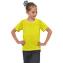 Soft Pattern Yellow Kids  Mesh Piece Tee View1