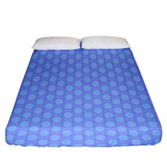 Soft Pattern Blue Fitted Sheet (king Size) by PatternFactory