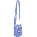 Soft Pattern Blue Shoulder Strap Belt Bag View1