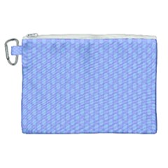 Soft Pattern Blue Canvas Cosmetic Bag (xl) by PatternFactory