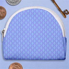 Soft Pattern Blue Horseshoe Style Canvas Pouch by PatternFactory