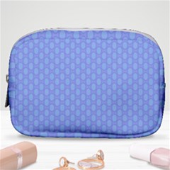 Soft Pattern Blue Make Up Pouch (small) by PatternFactory