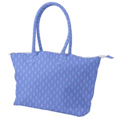 Soft Pattern Blue Canvas Shoulder Bag by PatternFactory