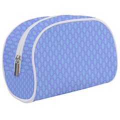 Soft Pattern Blue Make Up Case (medium) by PatternFactory