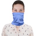 Soft Pattern Blue Face Covering Bandana (Adult) View1