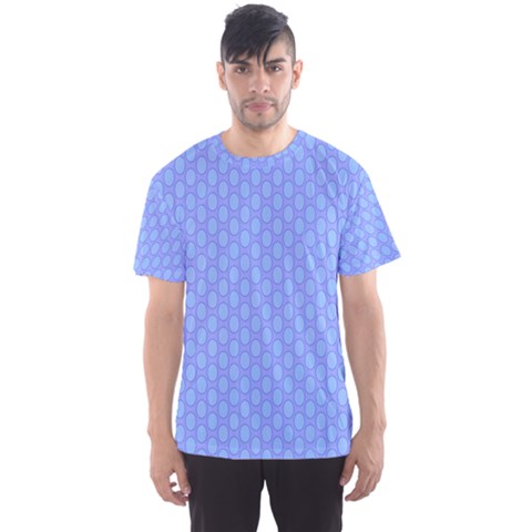 Soft Pattern Blue Men s Sport Mesh Tee by PatternFactory