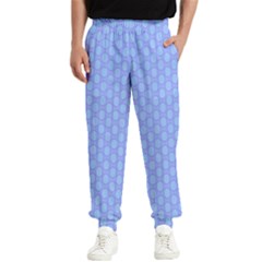 Soft Pattern Blue Men s Elastic Waist Pants by PatternFactory