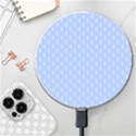 Soft Pattern Blue Wireless Charger View1