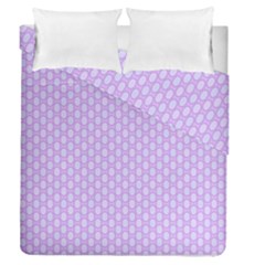 Soft Pattern Lilac Duvet Cover Double Side (queen Size) by PatternFactory