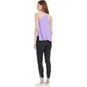 Soft Pattern Lilac Flowy Camisole Tank Top View2