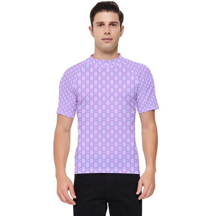 Soft Pattern Lilac Men s Short Sleeve Rash Guard