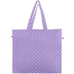 Soft Pattern Lilac Canvas Travel Bag by PatternFactory