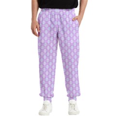 Soft Pattern Lilac Men s Elastic Waist Pants by PatternFactory