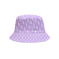 Soft Pattern Lilac Inside Out Bucket Hat (kids)