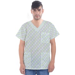 Soft Pattern Super Pastel Men s V-neck Scrub Top