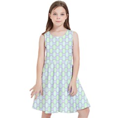 Soft Pattern Super Pastel Kids  Skater Dress by PatternFactory