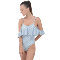 Soft Pattern Super Pastel Drape Piece Swimsuit by PatternFactory