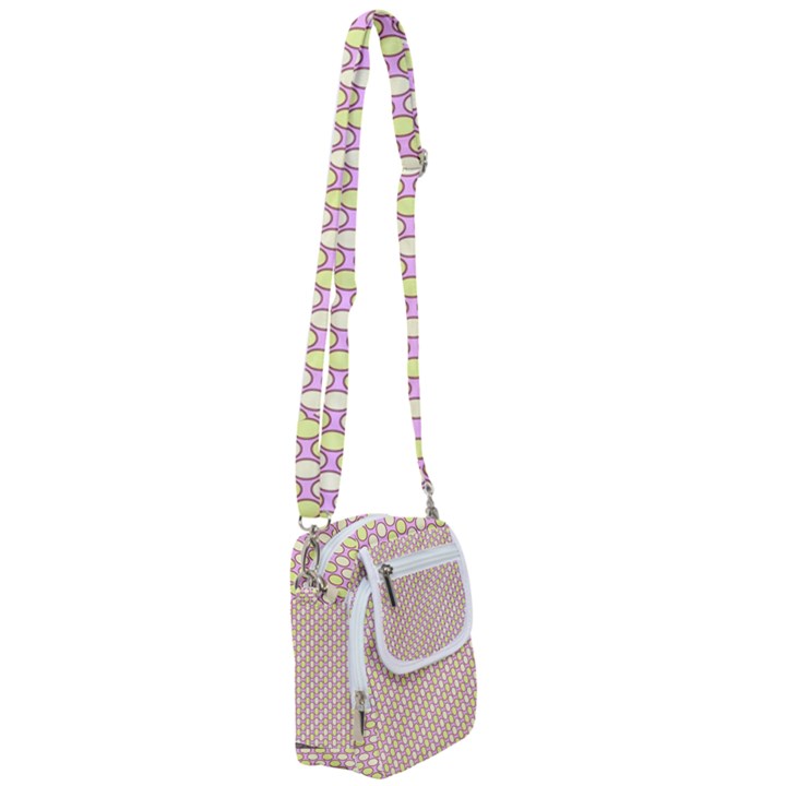 Soft Pattern Rose Shoulder Strap Belt Bag