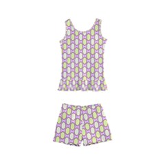 Soft Pattern Rose Kids  Boyleg Swimsuit by PatternFactory