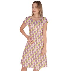 Soft Pattern Rose Classic Short Sleeve Dress by PatternFactory