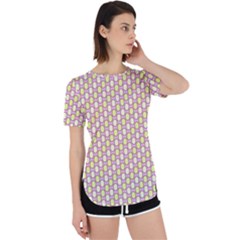 Soft Pattern Rose Perpetual Short Sleeve T-shirt by PatternFactory