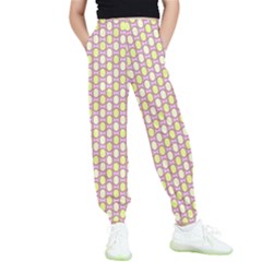 Soft Pattern Rose Kids  Elastic Waist Pants by PatternFactory