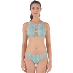 Soft Pattern Aqua Perfectly Cut Out Bikini Set by PatternFactory