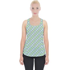 Soft Pattern Aqua Piece Up Tank Top by PatternFactory