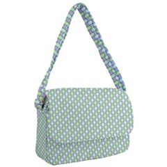 Soft Pattern Aqua Courier Bag by PatternFactory