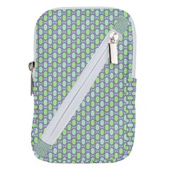 Soft Pattern Aqua Belt Pouch Bag (large) by PatternFactory