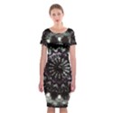 Moody Mandala Classic Short Sleeve Midi Dress View1